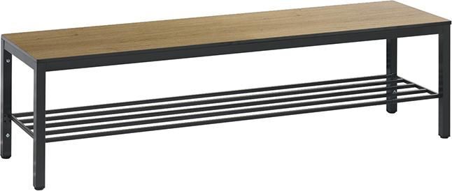 C+P Sitzbank Basic Plus mit Schuhrost Breite 1500 mm Eiche  Produktbild C+P Sitzbank Basic Plus mit Schuhrost Breite 1500 mm Eiche
