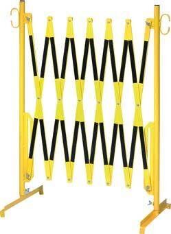 Dancop Scherengitter 3,6x1,05m gelb schwarz Dancop Scherengitter 3,6x1,05m gelb schwarz