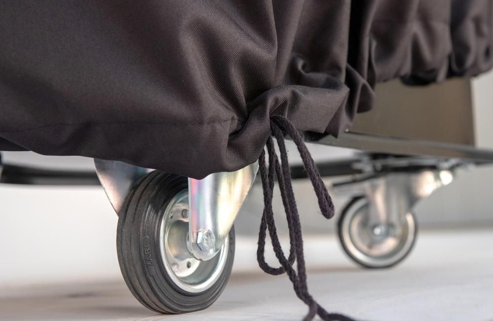 Dancop Schutzhülle für Sperrpfosten Set mit Transportwagen Produktbild Dancop Schutzhülle für Sperrpfosten Set mit Transportwagen bild 2