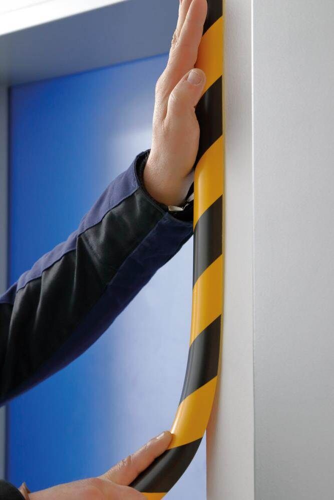 Dancop Warn und Schutzprofil Typ R50 1000mm gelb schwarz Dancop Warn und Schutzprofil Typ R50 1000mm gelb schwarz