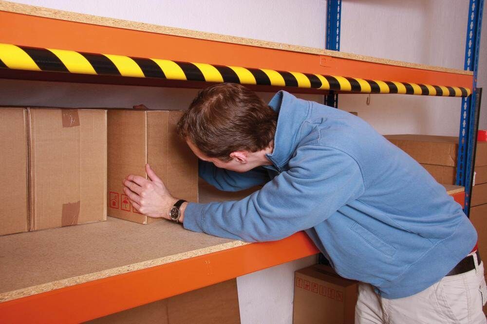 Dancop Warn und Schutzprofil Typ R50 1000mm gelb schwarz Dancop Warn und Schutzprofil Typ R50 1000mm gelb schwarz