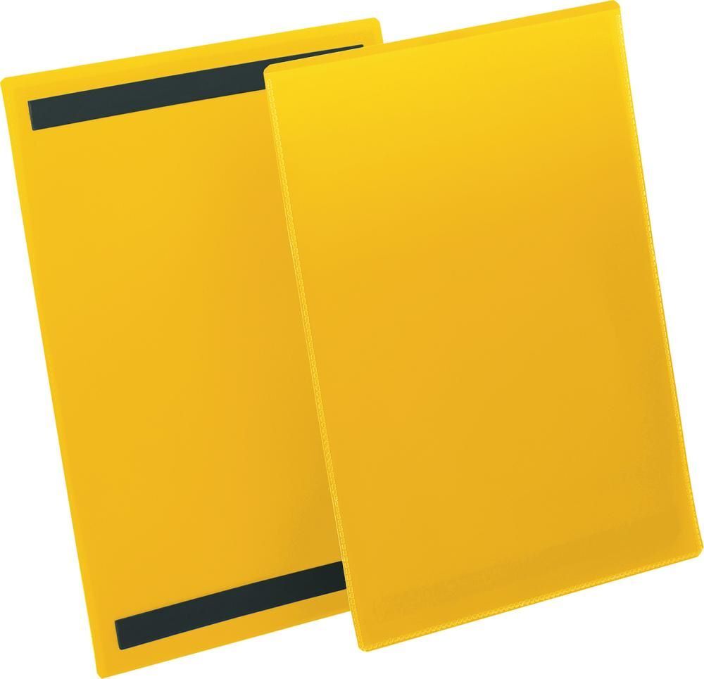 Durable Magnetische Etikettentaschen gelb B x H: 210 x 297 (A4 hoch) mm Durable Magnetische Etikettentaschen gelb B x H: 210 x 297 (A4 hoch) mm
