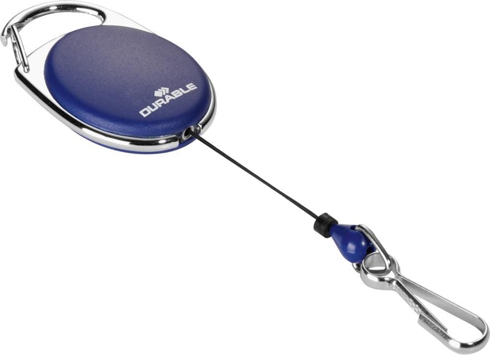 DURABLE Schlüsselanhänger Jojo Style blau Bandlänge 80 cm DURABLE Schlüsselanhänger Jojo Style blau Bandlänge 80 cm