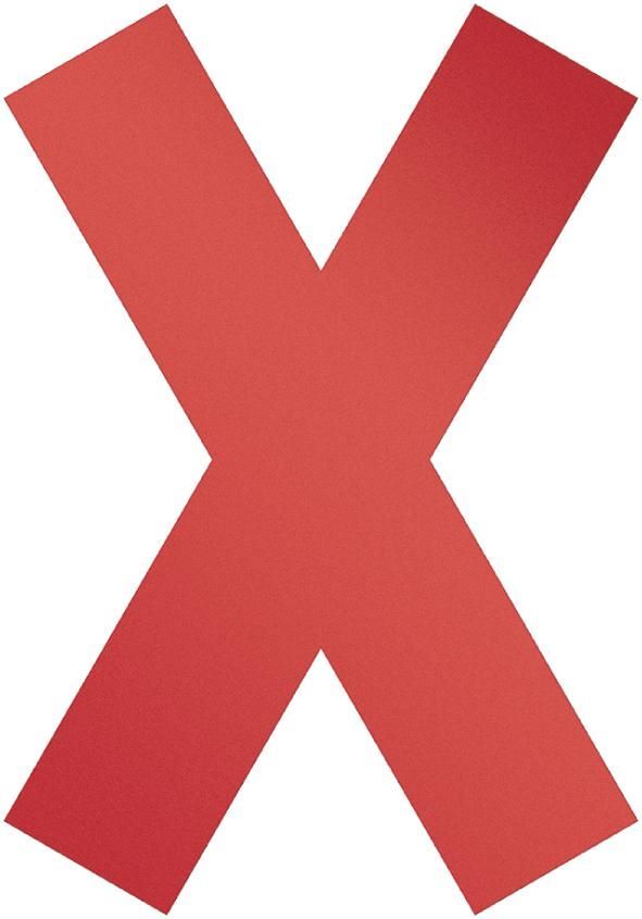 Durable Bodenmarkierung signalrot 135 x 0,2 x 193 mm Kreuz Produktbild Durable Bodenmarkierung signalrot 135 x 0,2 x 193 mm Kreuz