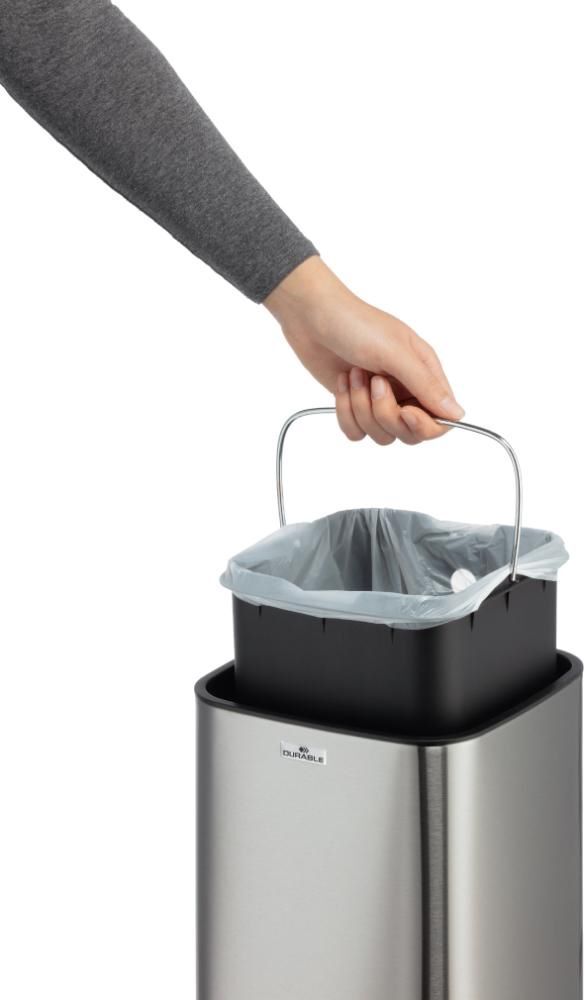 Durable Sensor Abfalleimer NO TOUCH 12 Liter 240 x 430 x 240 mm Durable Sensor Abfalleimer NO TOUCH 12 Liter 240 x 430 x 240 mm