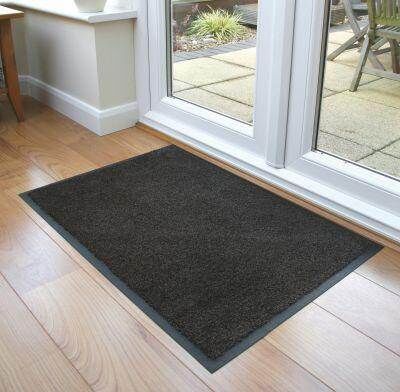 Coba Eingangsbodenmatte Cobawash schwarz blau 0,6 x 0,85 meter Produktbild Coba Eingangsbodenmatte Cobawash schwarz blau 0,6 x 0,85 meter