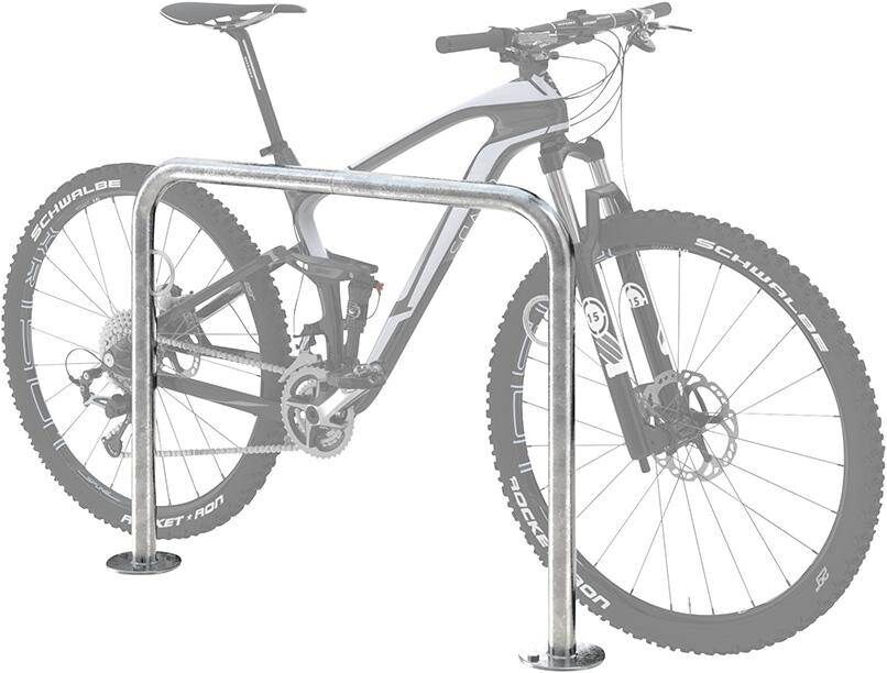 Wsm Fahrrad Anlehnbügel TRUST Länge 750 mm zum Einbetonieren Produktbild Wsm Fahrrad Anlehnbügel TRUST Länge 750 mm zum Einbetonieren bild 2