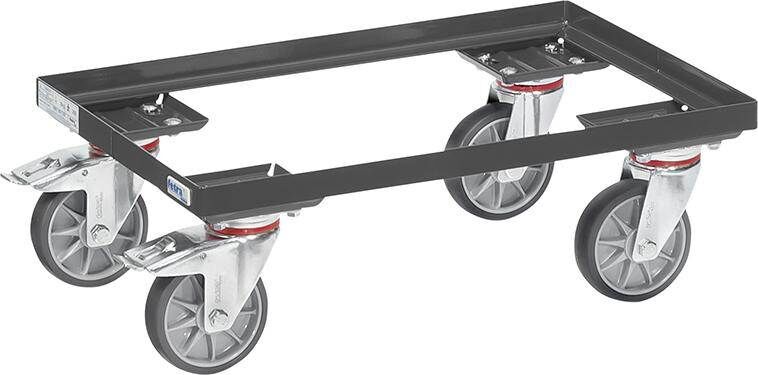 Fetra Eurokasten Roller für 250kg Ladefläche 605 x 405 mm Produktbild Fetra Eurokasten Roller für 250kg Ladefläche 605 x 405 mm