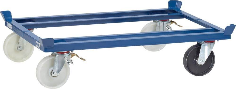 Fetra Paletten Fahrgestelle für Routenzüge 1210 x 810 mm RAL 5007 blau Produktbild Fetra Paletten Fahrgestelle für Routenzüge 1210 x 810 mm RAL 5007 blau