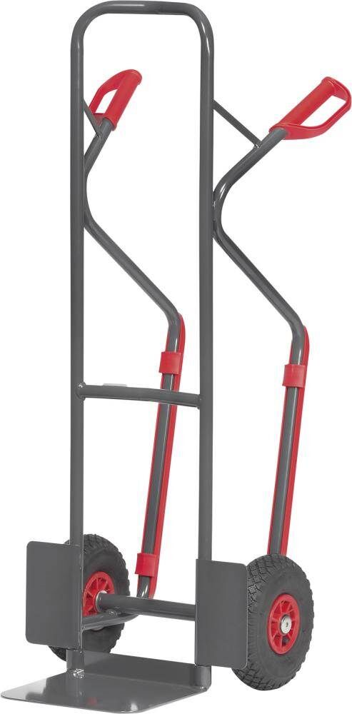 Fetra Stahlrohrkarre mit Luft Bereifung 300kg Schaufelmaß 320 x 250mm Produktbild Fetra Stahlrohrkarre mit Luft Bereifung 300kg Schaufelmaß 320 x 250mm