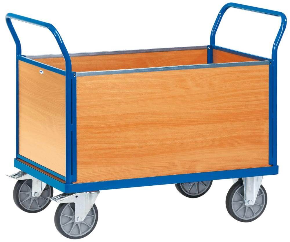Fetra Vierwandwagen für 500kg Ladefläche 1000 x 600 mm Produktbild Fetra Vierwandwagen für 500kg Ladefläche 1000 x 600 mm