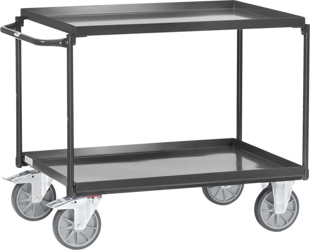 Fetra Transportwagen mit 2 Wannen Ladefläche 1000 x 700 mm Produktbild Fetra Transportwagen mit 2 Wannen Ladefläche 1000 x 700 mm