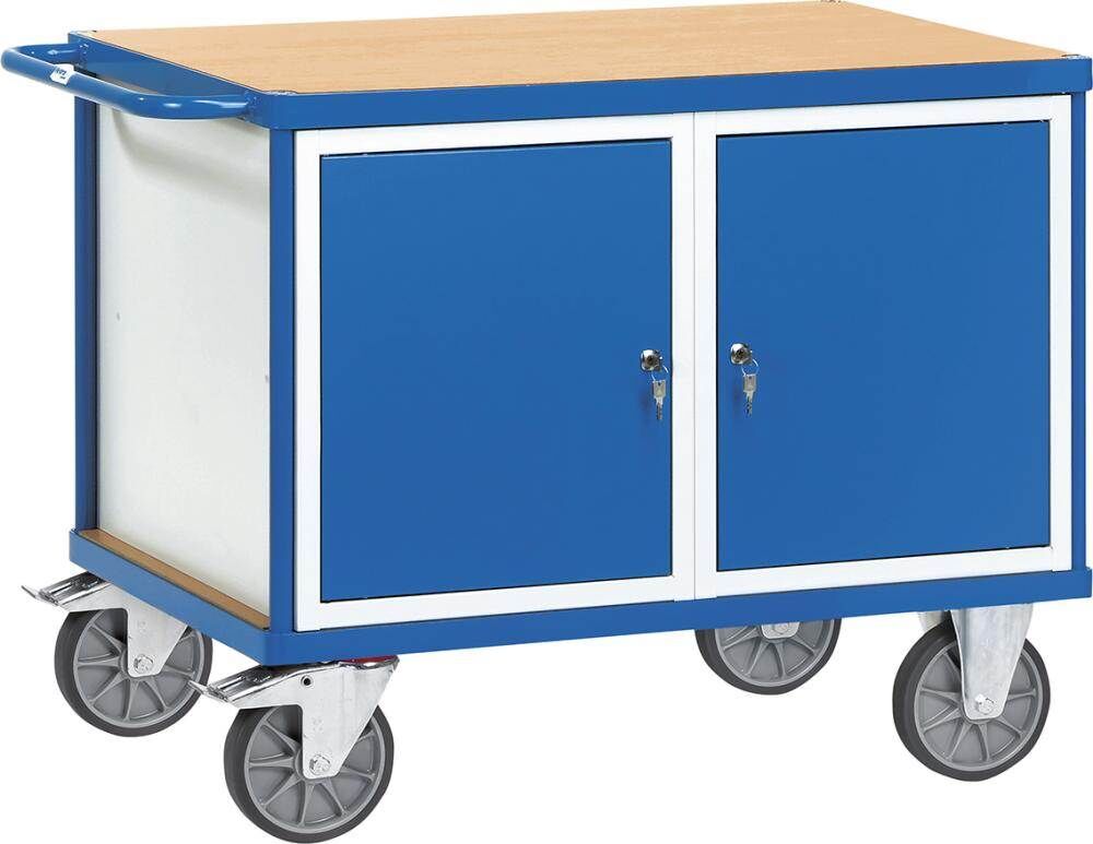 Fetra Werkstattwagen Tragkraft 600kg Ladefläche 1050x700mm 2 Türen Produktbild Fetra Werkstattwagen Tragkraft 600kg Ladefläche 1050x700mm 2 Türen
