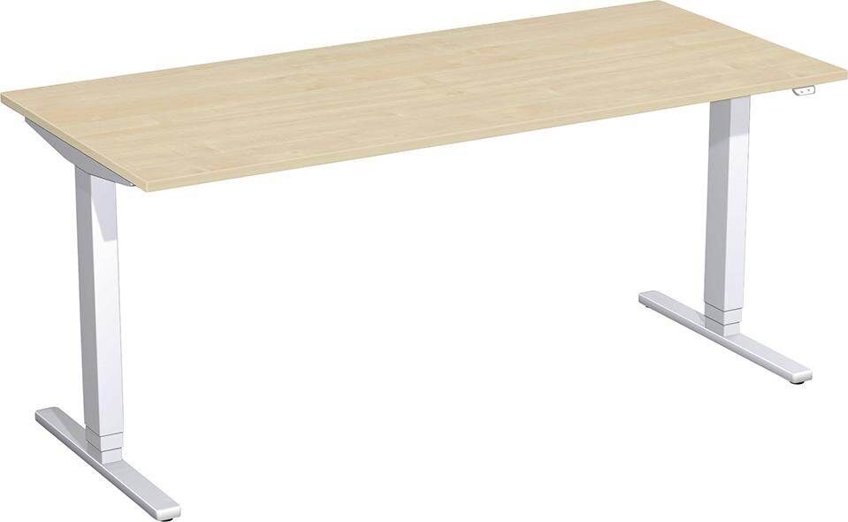 Geramöbel Schreibtisch Flex höhenverstellbar 1800 x 800 x 650 bis 1250 mm Ahorn Produktbild Geramöbel Schreibtisch Flex höhenverstellbar 1800 x 800 x 650 bis 1250 mm Ahorn