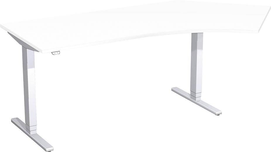 Geramöbel Schreibtisch Flex höhenverstellbar 2166 x 800/1130 x 650 bis 1250 mm Produktbild Geramöbel Schreibtisch Flex höhenverstellbar 2166 x 800/1130 x 650 bis 1250 mm