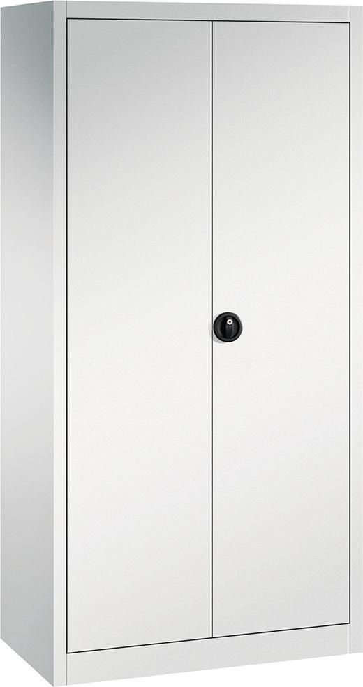FORUM Flügeltürenschrank mit Schloss und Schlüssel 930 x 1950 mm RAL 7035 Produktbild FORUM Flügeltürenschrank mit Schloss und Schlüssel 930 x 1950 mm RAL 7035