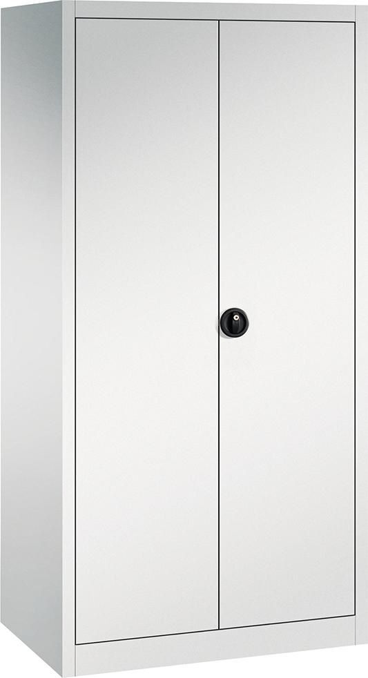 FORUM Flügeltürenschrank 4 Böden 930 x 600 x 1950 mm weis Produktbild FORUM Flügeltürenschrank 4 Böden 930 x 600 x 1950 mm weis