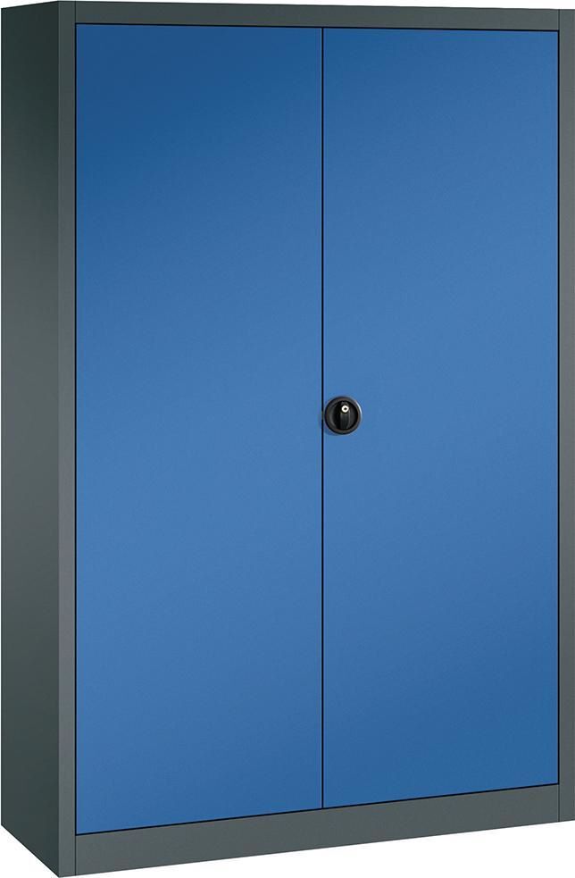 FORUM Flügeltürenschrank mit Schloss 1950 x 1200 x 400 mm RAL 7016 5010 Produktbild FORUM Flügeltürenschrank mit Schloss 1950 x 1200 x 400 mm RAL 7016 5010