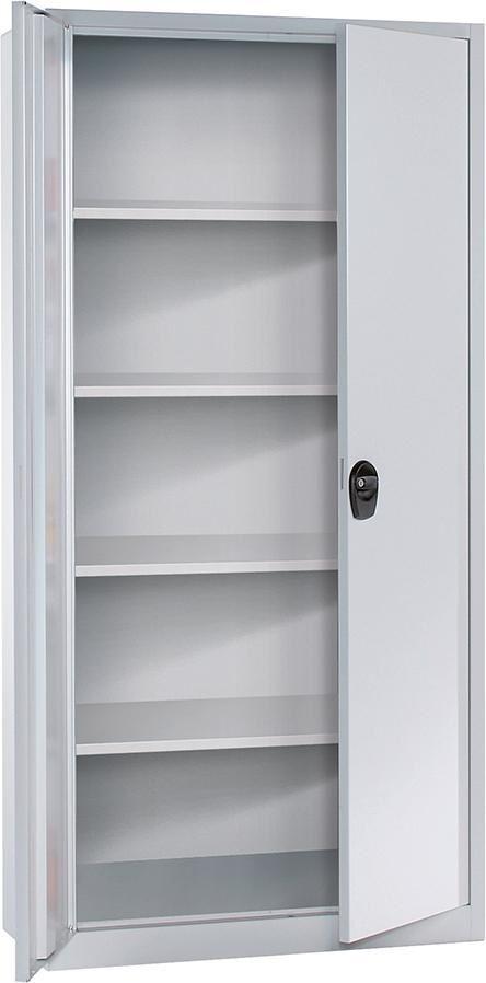 FORUM Flügeltürenschrank Stahlblech 1950 x 940 x 400 mm RAL 7035 7035 Produktbild FORUM Flügeltürenschrank Stahlblech 1950 x 940 x 400 mm RAL 7035 7035