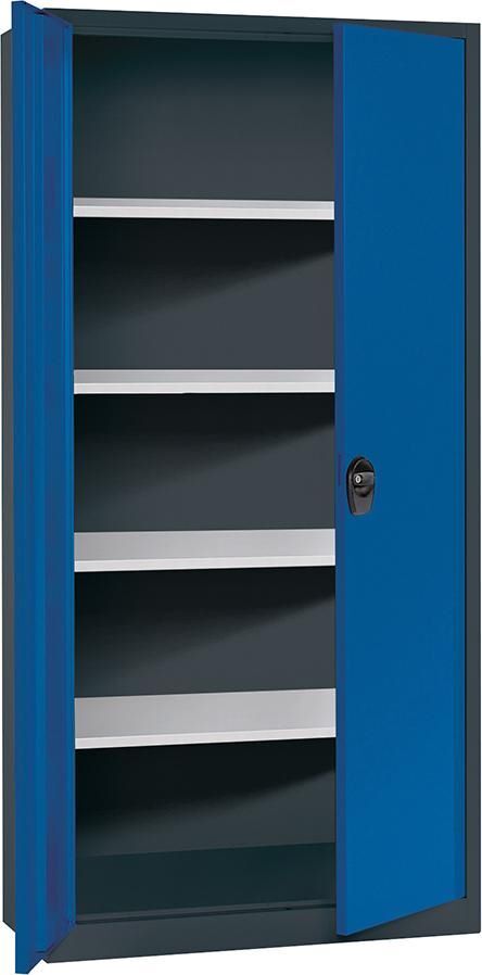 FORUM Flügeltürenschrank 4 Böden mit 50 kg Last 1950 x 940 x 400 mm Produktbild FORUM Flügeltürenschrank 4 Böden mit 50 kg Last 1950 x 940 x 400 mm