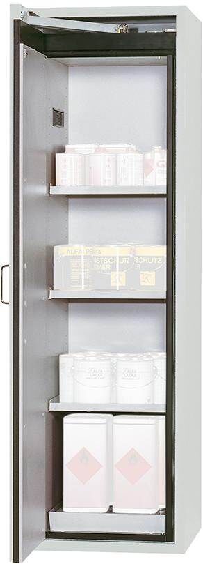Asecos Gefahrstoffschrank S Classic 90 Breite 600 mm RAL 7035 lichtgrau Produktbild Asecos Gefahrstoffschrank S Classic 90 Breite 600 mm RAL 7035 lichtgrau