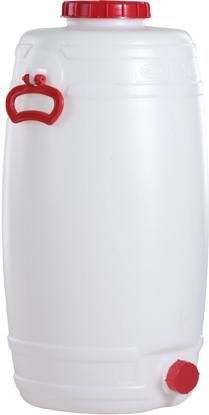 Graf Fass rund stehend 125 Liter weiß Produktbild Graf Fass rund stehend 125 Liter weiß
