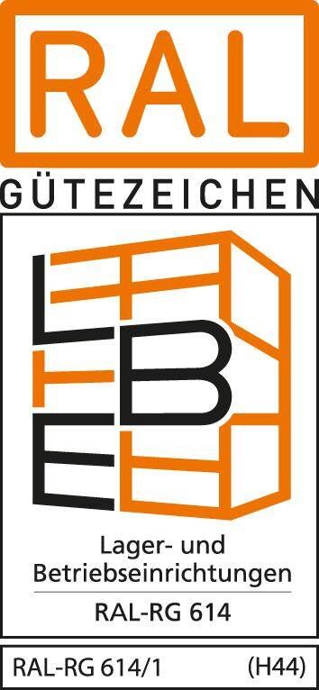 Hofe Grundregal für Getränkekisten 1750 x 335 x 560 mm RAL 7035 Produktbild Hofe Grundregal für Getränkekisten 1750 x 335 x 560 mm RAL 7035 bild 4