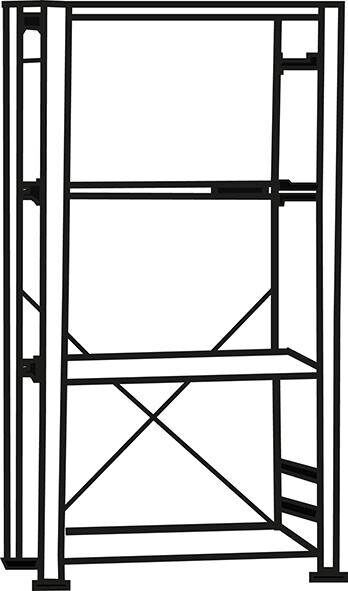 Hofe Grundregal HKG 27610 DA 8 Böden 2700 x 600 x 1000 mm RAL 7035 Produktbild Hofe Grundregal HKG 27610 DA 8 Böden 2700 x 600 x 1000 mm RAL 7035 bild 8