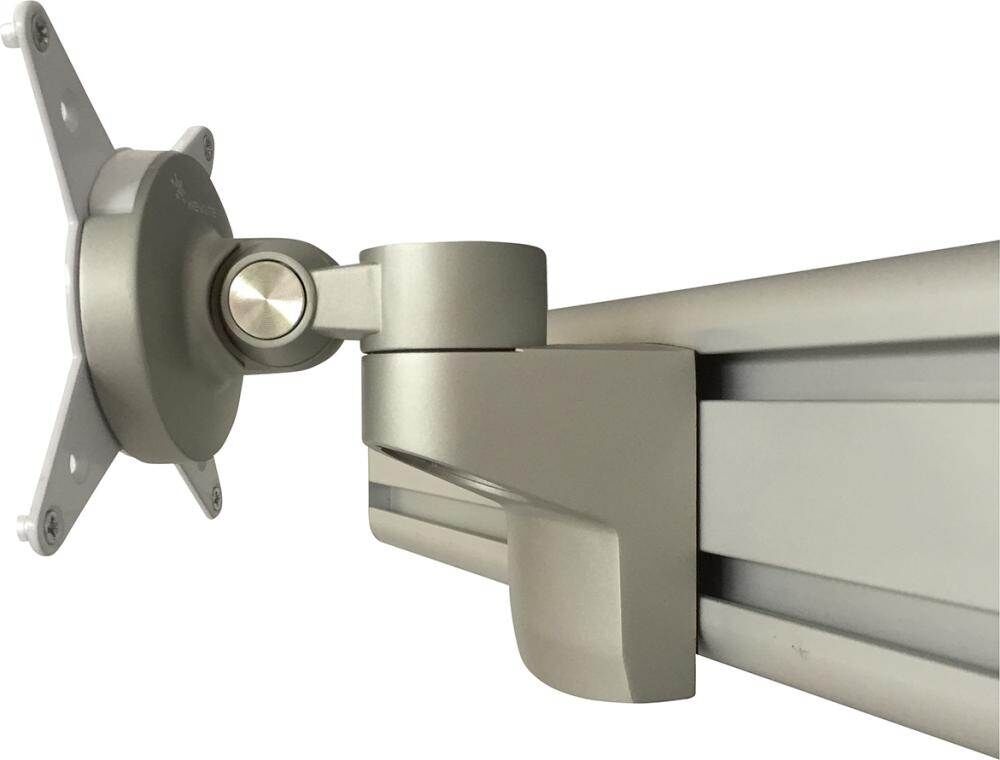 Hammerbacher Bildschirmhalter ORGPD Silber Alu eloxiert Produktbild Hammerbacher Bildschirmhalter ORGPD Silber Alu eloxiert