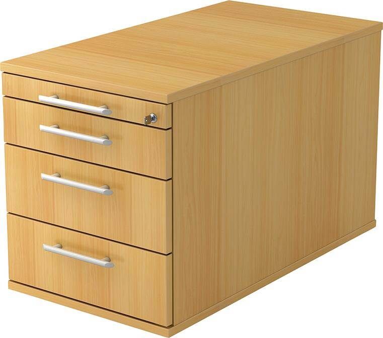 Hammerbacher Rollcontainer TC30 42,8 x 80 x 51,2 cm Buche Produktbild Hammerbacher Rollcontainer TC30 42,8 x 80 x 51,2 cm Buche