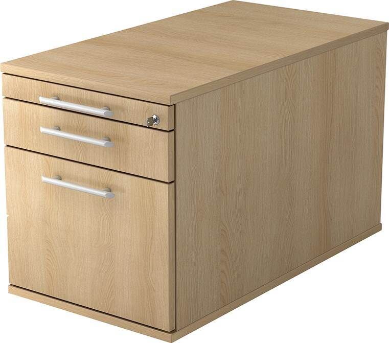 Hammerbacher Rollcontainer TC20 42,8 x 80 x 51,2 cm Eiche Produktbild Hammerbacher Rollcontainer TC20 42,8 x 80 x 51,2 cm Eiche