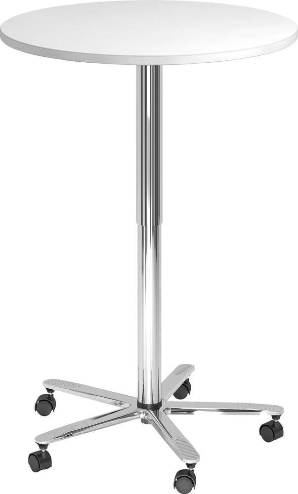Hammerbacher Säulentisch Durchmesser 800 mm Höhe 720 bis 140 mm stufenlos verstellbar Produktbild Hammerbacher Säulentisch Durchmesser 800 mm Höhe 720 bis 140 mm stufenlos verstellbar