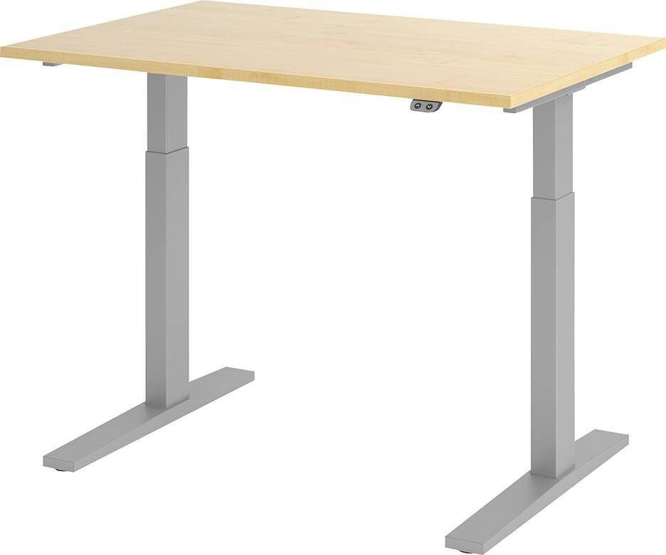 Hammerbacher Schreibtisch XMKA12 120 x 80 cm Platte Ahorn 25 mm dick ABS Dickkante Produktbild Hammerbacher Schreibtisch XMKA12 120 x 80 cm Platte Ahorn 25 mm dick ABS Dickkante