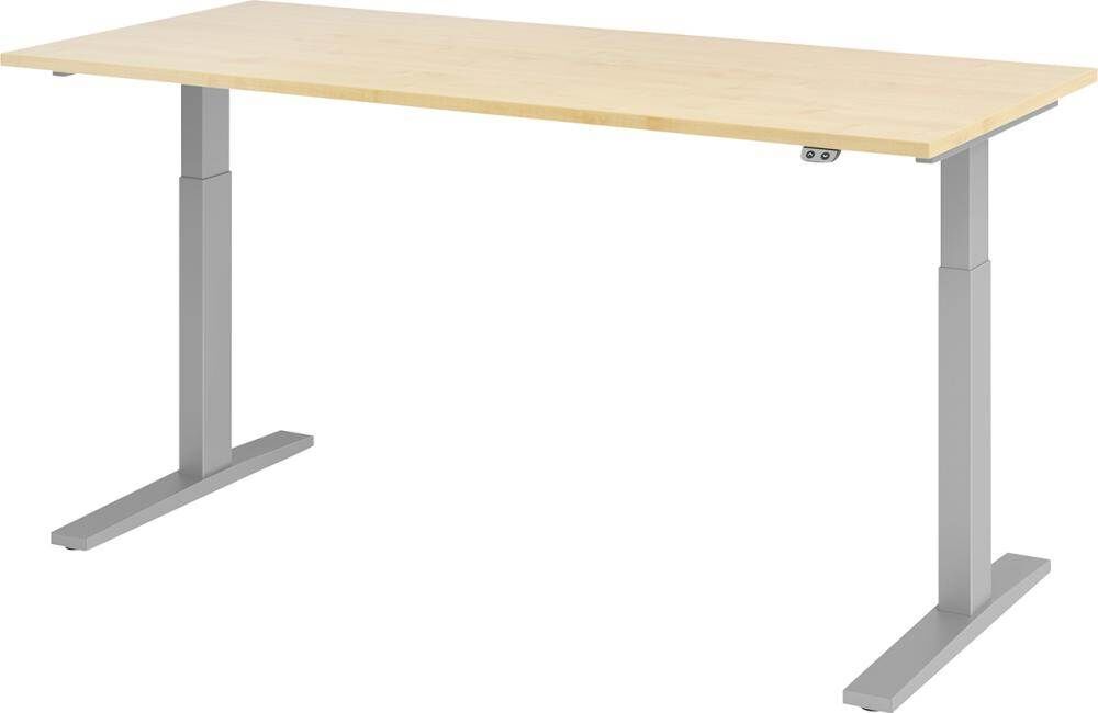 Hammerbacher Schreibtisch höhenverstellbar 1800 x 800 x 700 bis 1200 mm Platte Ahorn Hammerbacher Schreibtisch höhenverstellbar 1800 x 800 x 700 bis 1200 mm Platte Ahorn