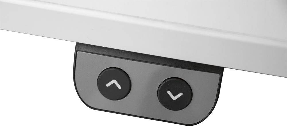 Hammerbacher Schreibtisch höhenverstellbar 1800 x 800 x 700 bis 1200 mm Platte Eiche Produktbild Hammerbacher Schreibtisch höhenverstellbar 1800 x 800 x 700 bis 1200 mm Platte Eiche bild 2