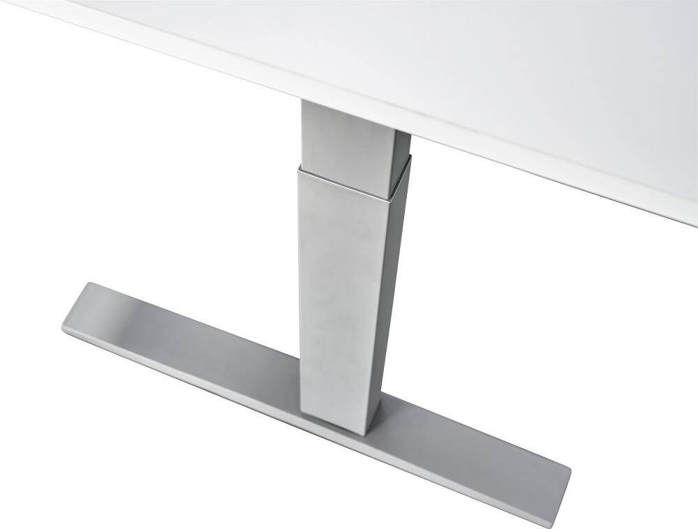 Hammerbacher Schreibtisch höhenverstellbar 1600 x 800 x 700 bis 1200 mm Platte Weiß Produktbild Hammerbacher Schreibtisch höhenverstellbar 1600 x 800 x 700 bis 1200 mm Platte Weiß bild 4