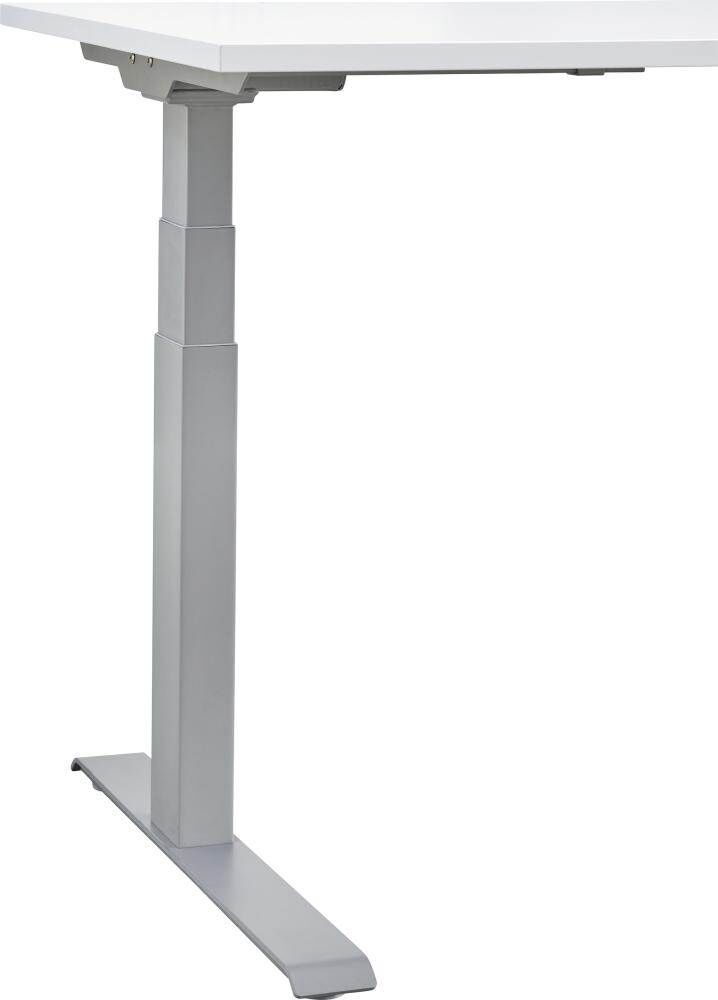 Hammerbacher Schreibtisch höhenverstellbar 1600 x 800 x 640 bis 1290 mm Platte Weiß Produktbild Hammerbacher Schreibtisch höhenverstellbar 1600 x 800 x 640 bis 1290 mm Platte Weiß bild 6