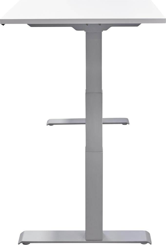 Hammerbacher Schreibtisch höhenverstellbar 1800 x 800 x 640 bis 1290 mm Platte Weiß Hammerbacher Schreibtisch höhenverstellbar 1800 x 800 x 640 bis 1290 mm Platte Weiß