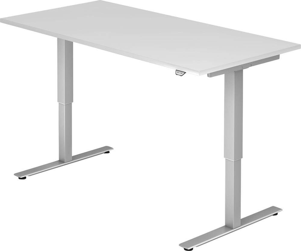 Hammerbacher Schreibtisch VXMST 16 1600 x 800 mm höhenverstellbar Platte Weiß Produktbild Hammerbacher Schreibtisch VXMST 16 1600 x 800 mm höhenverstellbar Platte Weiß