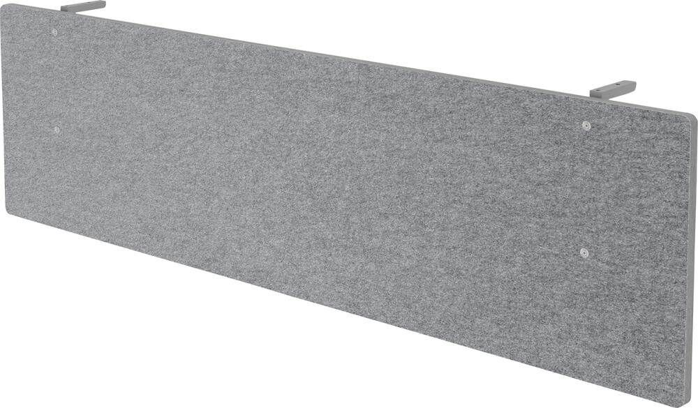 Hammerbacher Schreibtisch Akkustikblende SIA18 für 180er Tisch grau-meliert Filzoptik Produktbild Hammerbacher Schreibtisch Akkustikblende SIA18 für 180er Tisch grau-meliert Filzoptik