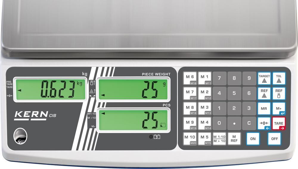 Kern Zählwaage CIB 30K-3 Wägebereich 30 kg Ablesbarkeit 2 g Produktbild Kern Zählwaage CIB 30K-3 Wägebereich 30 kg Ablesbarkeit 2 g bild 3