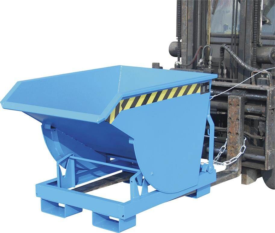 Bauer Kippbehälter mit Abrollsystem BKM 30 RAL 5012 Produktbild Bauer Kippbehälter mit Abrollsystem BKM 30 RAL 5012