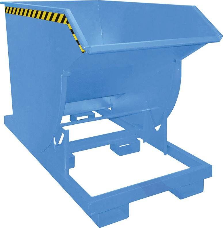 Bauer Kippbehälter mit Abrollsystem BKM 100 RAL 5012 Produktbild Bauer Kippbehälter mit Abrollsystem BKM 100 RAL 5012