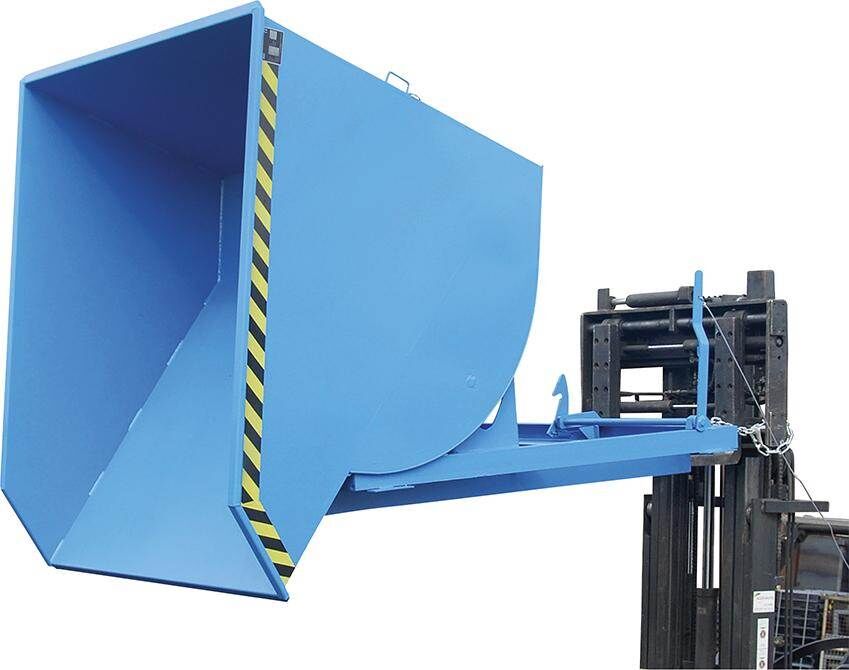 Bauer Kippbehälter mit Abrollsystem BKM 150 RAL 5012 Produktbild Bauer Kippbehälter mit Abrollsystem BKM 150 RAL 5012