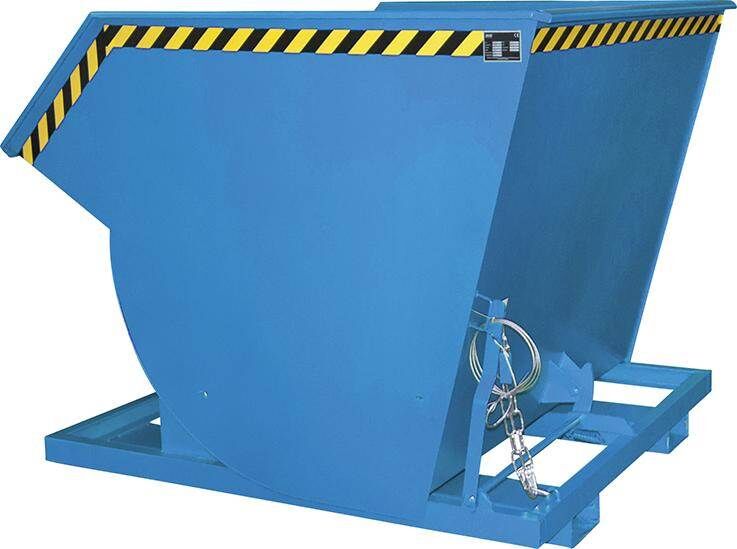 Bauer Kippbehälter mit Abrollsystem BKM 200 RAL 5012 Bauer Kippbehälter mit Abrollsystem BKM 200 RAL 5012