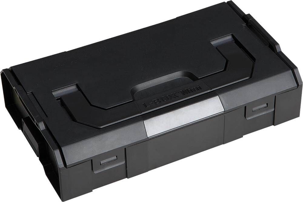 Koffer Kleinteilebox L-BOXX Mini Deckel schwarz Produktbild Koffer Kleinteilebox L-BOXX Mini Deckel schwarz