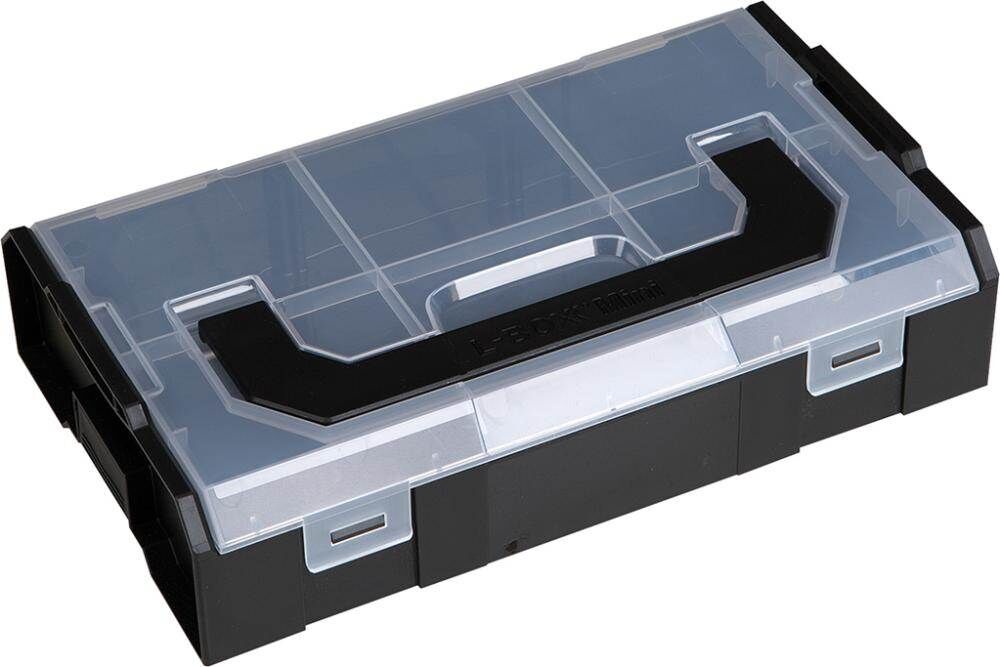 Koffer Kleinteilebox L-BOXX Mini Deckel transparent Produktbild Koffer Kleinteilebox L-BOXX Mini Deckel transparent