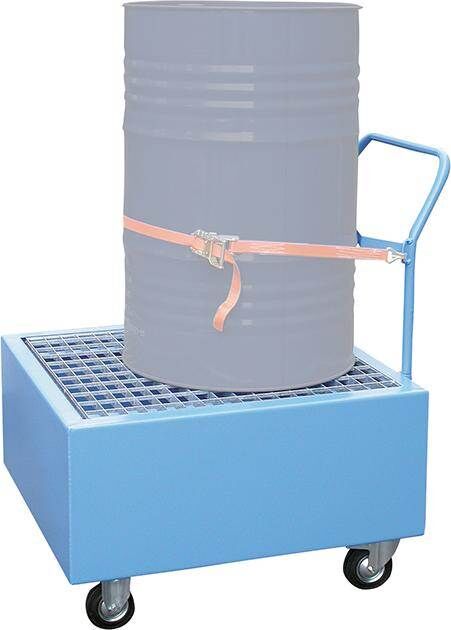 Lacont Auffangwanne Stahl fahrbar lackiert 800 x 860 x 525 mm Produktbild Lacont Auffangwanne Stahl fahrbar lackiert 800 x 860 x 525 mm bild 1