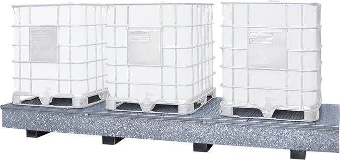 Lacont Großraumauffangwanne 3850 x 1300 x 385 verzinkt Produktbild Lacont Großraumauffangwanne 3850 x 1300 x 385 verzinkt