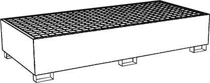 Lacont Großraumauffangwanne 3850 x 1300 x 385 verzinkt Produktbild Lacont Großraumauffangwanne 3850 x 1300 x 385 verzinkt bild 5